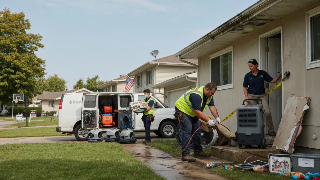 Water Damage Restoration in Plevna, MT near me